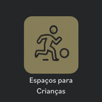 Espaços para diversão e ocupação de crianças